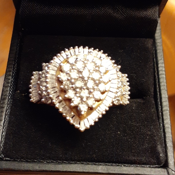 {💍2 ct. Diamond} Cocktail ring💍 - Picture 7 of 9